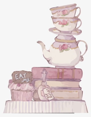 Watercolor Hand Painted Cup - Tea Cup Watercolor Png Vector #9574626