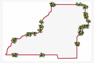A Map Of Leon With A Red Outline, Inner Drop Shadow, - Illustration #9574723