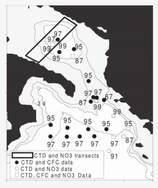 Sampling Location For Tracer Profiles And Sections - Illustration #9574834