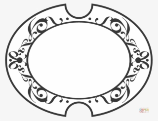 Click The Swirls Ornament Coloring Pages To - Circle #9576910