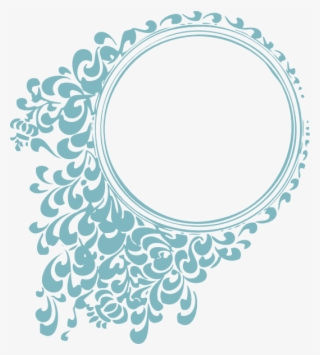 Corner Swirls Free Vector Art 2362 Free Downloads,corner - Border Circle Blue Png #9577012