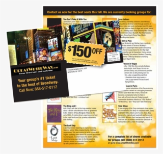 Great White Way Oversized, Folded Mailer - Flyer #9577088