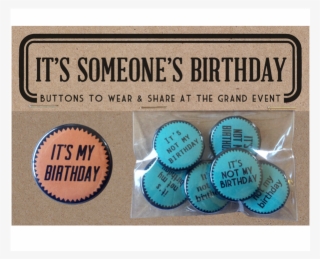 Birthday Button Pack - Label #9579221