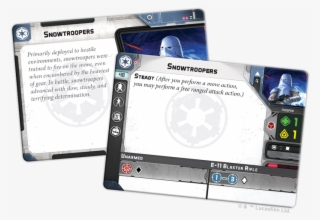Swl11 A2 Unit-card Fan2 - Star Wars Legion Snowtrooper Card #9579681