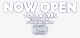 Now Open Header 3 - Graphics #9579725