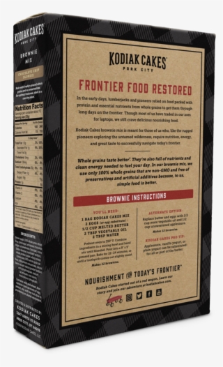 Kodiak Cakes Pancake Recipe On Box #9579956