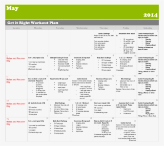 Fitness Calender - Clean Eating Meal Plan Uk Pdf #9580212