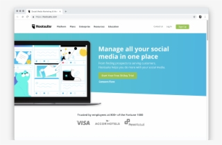 Manage All Your Social Media In One Place From Finding - Hootsuite #9580381