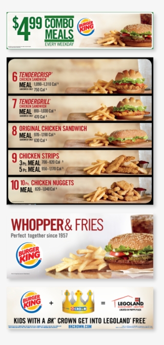 Burger King Signage With Live Display At Merchandise - Burger King #9580494