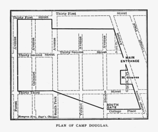 Plan Of Camp Douglas, 1864-65 - Diagram #9580510