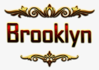 Brooklyn Decorative Name Png - Neelu Name #9581445
