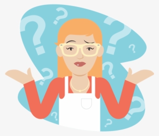 So Maybe It's Time To Consider Doing Things In Reverse - Confused Girl Cartoon Png #9584084