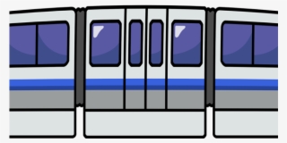Railroad Tracks Clipart Train Track - Monorail Clipart #9584409