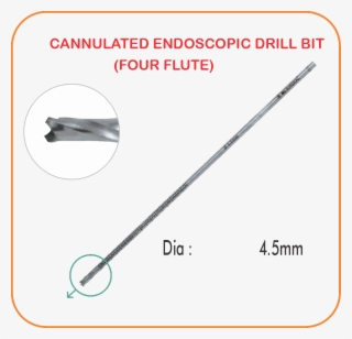 Cannulated Endoscopic Drill Bit - Circle #9585013