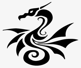 Tribal Dragon Clip Art #9585262