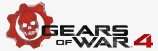 Gears Of War 4, Gears Of War, Xbox One, Red, Text Png - Gear Of War Hd Png #9585648