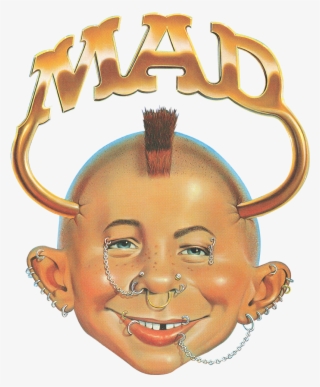 Mad Magazine Punk Kid's T-shirt - Alfred E Neuman Punk #9585701