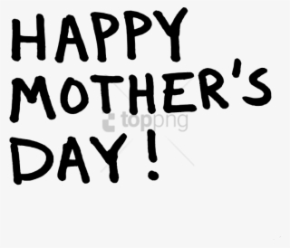 Free Png Download Mother's Dayblack Line - Calligraphy #9586313