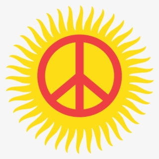 Peace Symbol Png, Download Png Image With Transparent - National Symbols Of Kyrgyzstan #9586657
