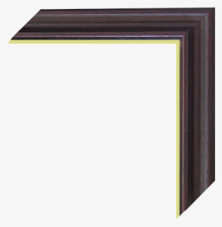 50 Mm Wood Frame With Gold Inlay - Picture Frame #9589955