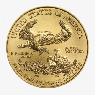 1/4 Oz American Eagle Gold Coin Front - United States Marine Corps Bicentennial 1975 #9590696