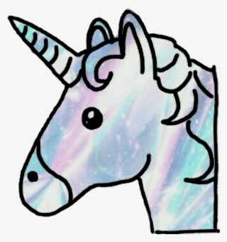 Galaxia Galaxy Galaxyedit Unicorn Unicornioemoji Waths - Unicorn Emoji #9591168