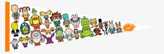 Image Of Nicktoons Felt Pennant #9591808