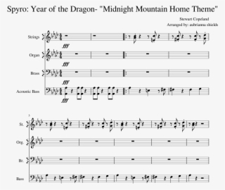 Spyro 3 Year Of The Dragon Midnight Mountain Theme - Sheet Music #9591992 Spyro 3 Year Of The Dragon Midnight Mountain Theme - Sheet Music #9591992