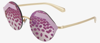 Serpenti Sunglasses Sunglasses Metal Purple - Polka Dot #9592033