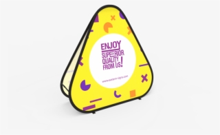 Triangle Pop Up A Frame Banner #9592371