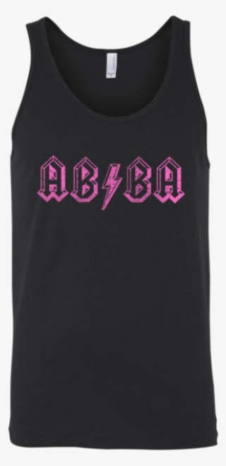 Abba Lightning Bolt Unisex Tank - Canottiera Metallica Donna #9592982