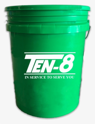 Green Decon Bucket And Lid - Plastic #9593312