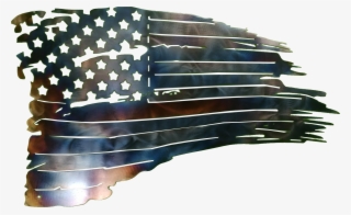 United Of Metal States Flag Cutting The Clipart - Flag Of The United States #9593469