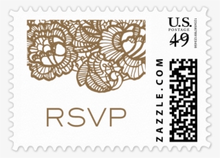 Lace Stamp - Valentines Day Mail Stamp #9593574