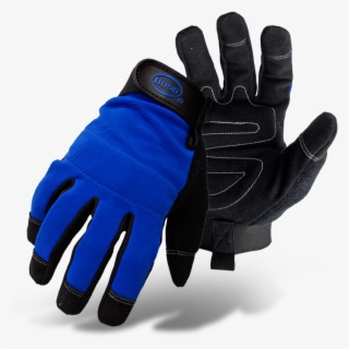 Boss® Blue Mechanic Glove - Football Gear #9593764