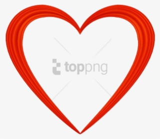 Free Png Download Heart Outline Love Symbol Png Images - Love Heart Transparent Background #9594235