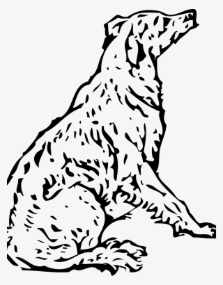 This Free Icons Png Design Of Waiting Dog Lineart #9594436