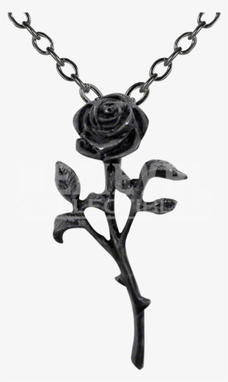 Black Rose Necklace #9595114