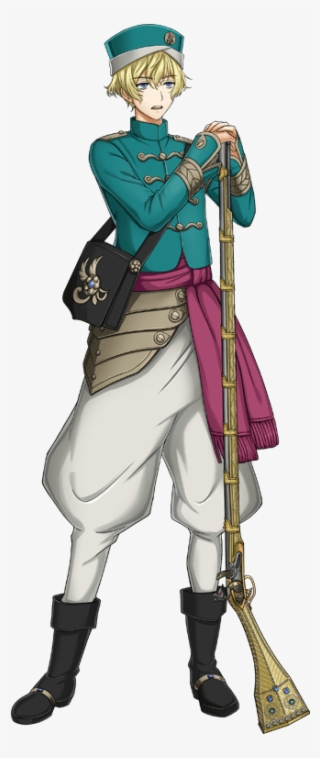 Firearm Full Body Gun High Collar Holding Holding Gun - 千 銃 士 コスプレ エセン #9597270