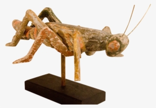 Folk Art Grasshopper Found At Www - Statue #9597314