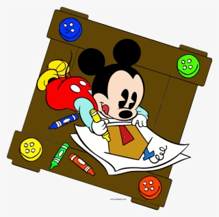 Baby Mickey Coloring Wallpaper Clipart Png - Baby Mickey Mouse #9598093