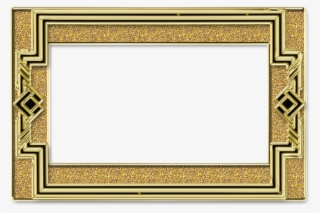 Gold Frame Desktop Wallpaper - Golden Painting Frame Png #9599188