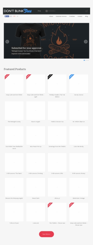 Don't Blink Tees Competitors, Revenue And Employees - Parallel #9599876