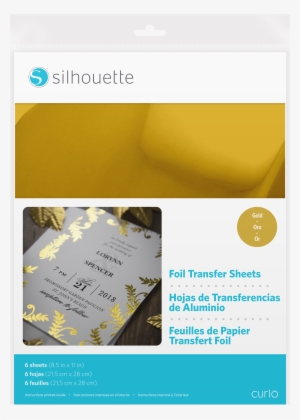 Gold Foil Transfer Sheets - Silhouette Foil Transfer Sheets #960009