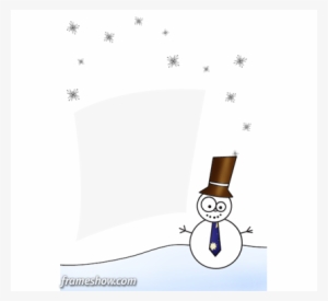 Dizzy Snowman Photo Frame - Picture Frame #960413