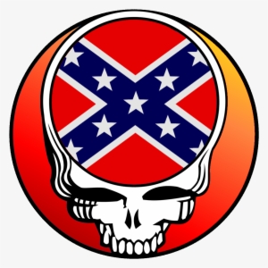Grateful Dead Logo Dixie Skull Image - Flag Of South Usa #960790