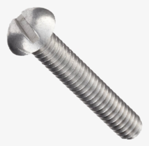 8-32 X 3/8 Slotted Round Head Machine Screw Brass - น๊ อ ต หัว กลม ผ่า #961002