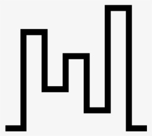 Irregular Line Shape Of Buildings Vector - Logo En Forma De Edificio #961003