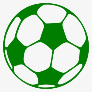 Green Football Clip Art At Clker - Green Soccer Ball Png #961392