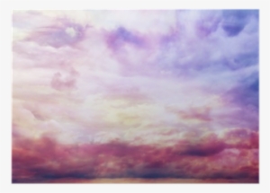 Watercolor Sky Texture, Background Pink Clouds Poster - Watercolor Painting #961653